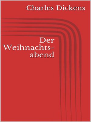 cover image of Der Weihnachtsabend (Illustriert)